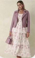 GORGEOUS NEW $168 NORDSTROM Designer free Dress Blu Pepper Floral People Boho
