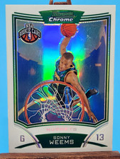 2008-09 Bowman Chrome Refractors Nuggets Basketball Card #146 Sonny Weems/499