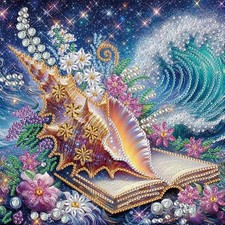 Adult 5D Diamond Painting Kits for Conch - Special Shape Art Kits for Adults
