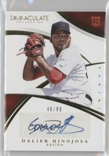 2015 Panini Immaculate Rookie Autos Gold 48/99 Dalier Hinojosa #151 Auto i5q