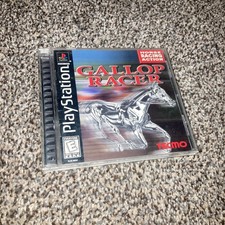 Gallop Racer (Sony PlayStation 1, 1999) PS1 Black Label CIB WORKING