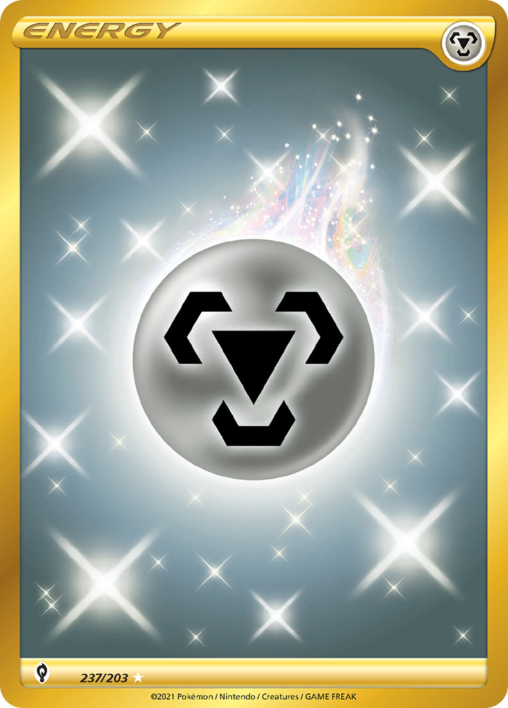 Pokemon Evolving Skies Secret Rare Metal Energy 237/203 - Near Mint (NM)