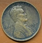 1909-S VDB Lincoln Wheat Cent VF Very Fine Key Date Coin - TCCCX