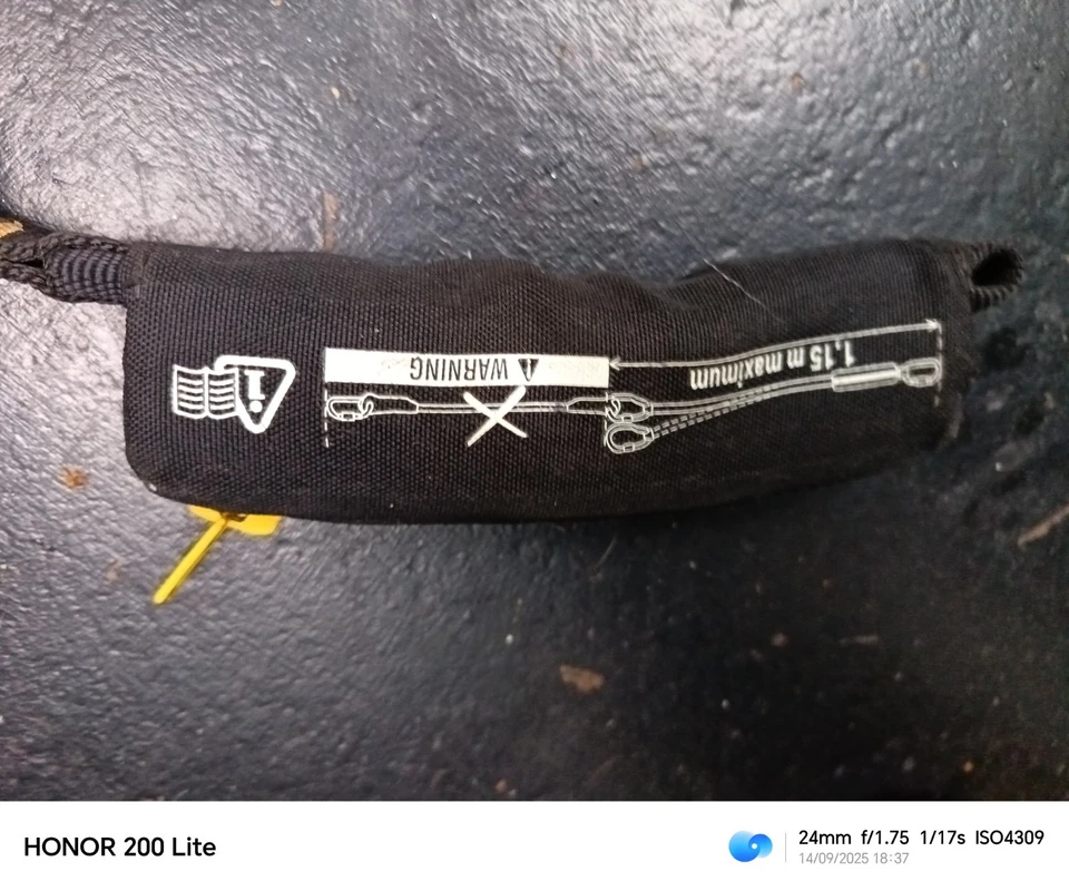 Petzl ABSORBICA® Y fall arrest Double Lanyards self locking hooks/Absorber/100cm - Image 2 of 4