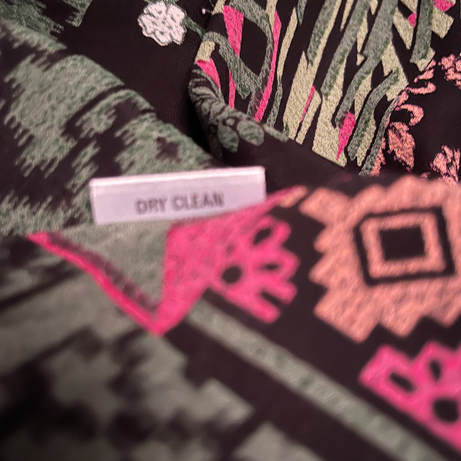 Sterling Styles Mixed Fabric Patchwork Button Up … - image 4