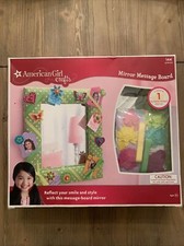 NEW American Girl Crafts Mirror Message Board Kit Kids Art Project 8 