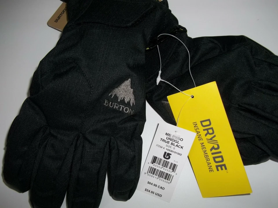 GUANTES BURTON DryRide Negros PYRO Aislados Tech Touch Invierno Para Hombres Talla PEQUEÑOS NUEVOS Foto 2 de 3