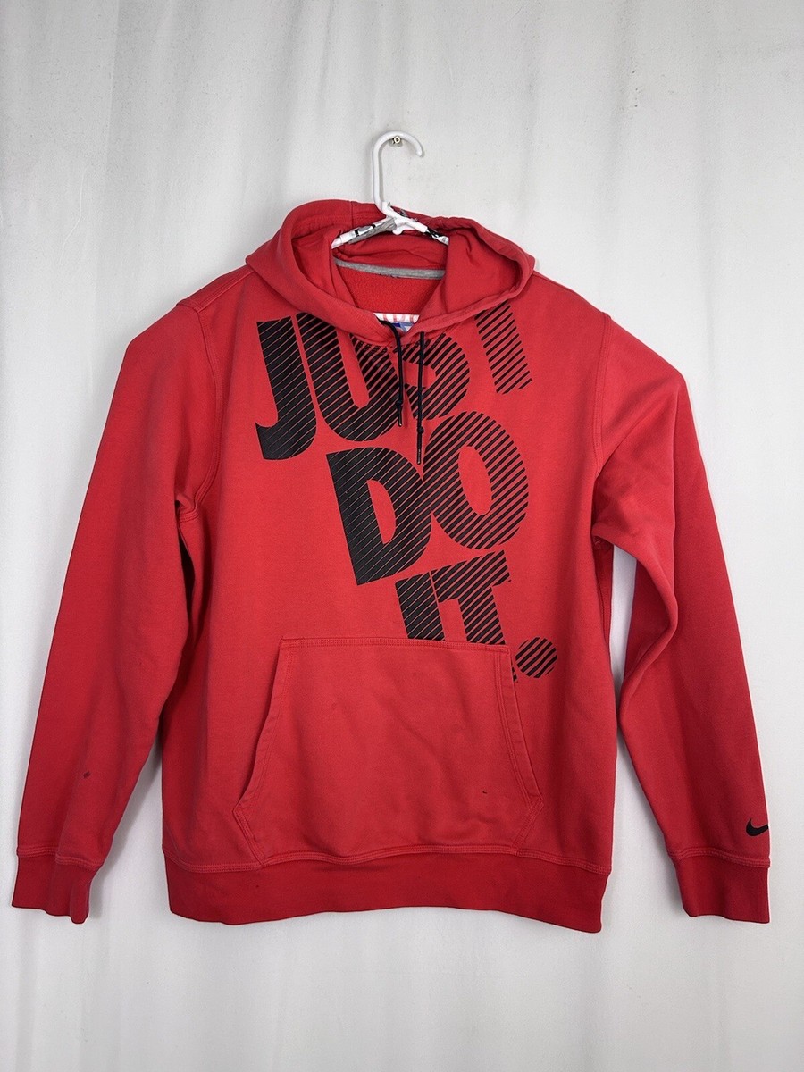 nike just do it red hoodie