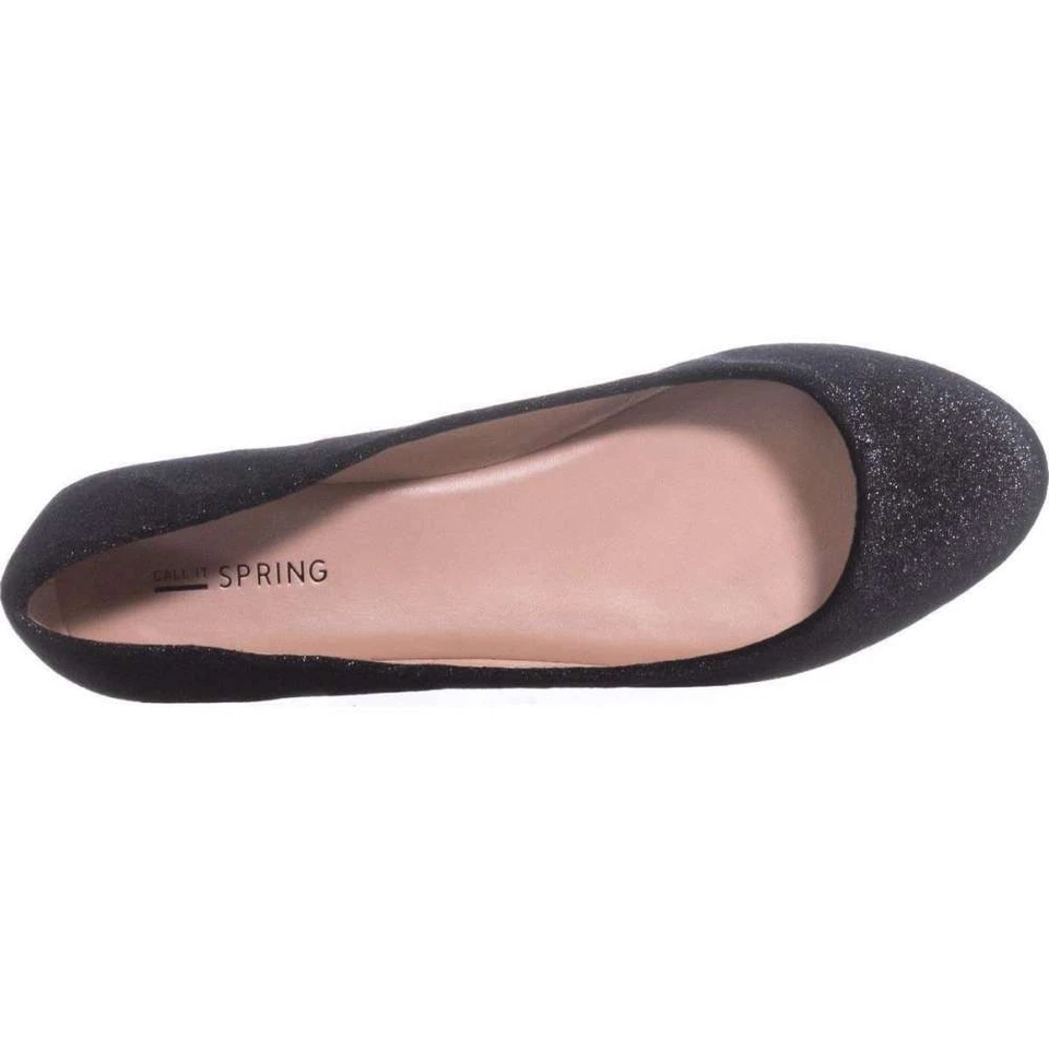 New in Box CALL IT SPRING Black Velvet Fibocchi Closed Toe Ballet Flats 6.5 - Image 3 of 4