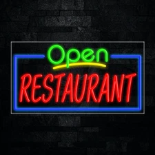 Restaurant LED Neon Sign 33"L x 18"H #35562