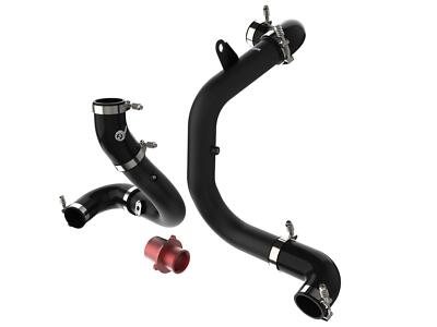 AFE Power 46-20415-B BladeRunner Aluminum Hot and Cold Charge Pipe Kit Black w/