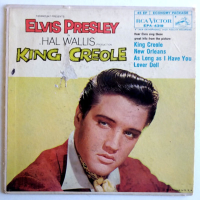 ELVIS PRESLEY - King Creole / As Long As I Have You  - Vinyl 45rpm 1958 EPA-4319