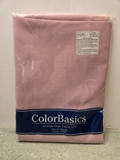 Bardwil Color Basics Tablecloth Oblong 52" x 70" Mauve/Pink Made in USA NEW
