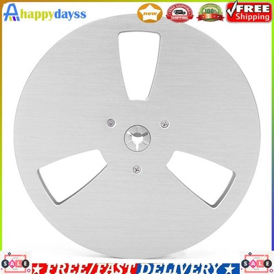 7 Zoll leere Bandspule 3 Löcher 1/4 für Studer ReVox/TEAC/BASF (3 Löcher Silber)