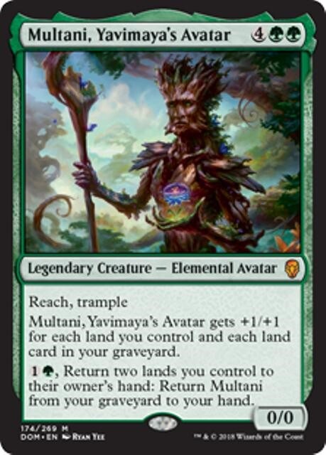 MTG - MULTANI, YAVIMAYA'S AVATAR - Dominaria (M) | eBay