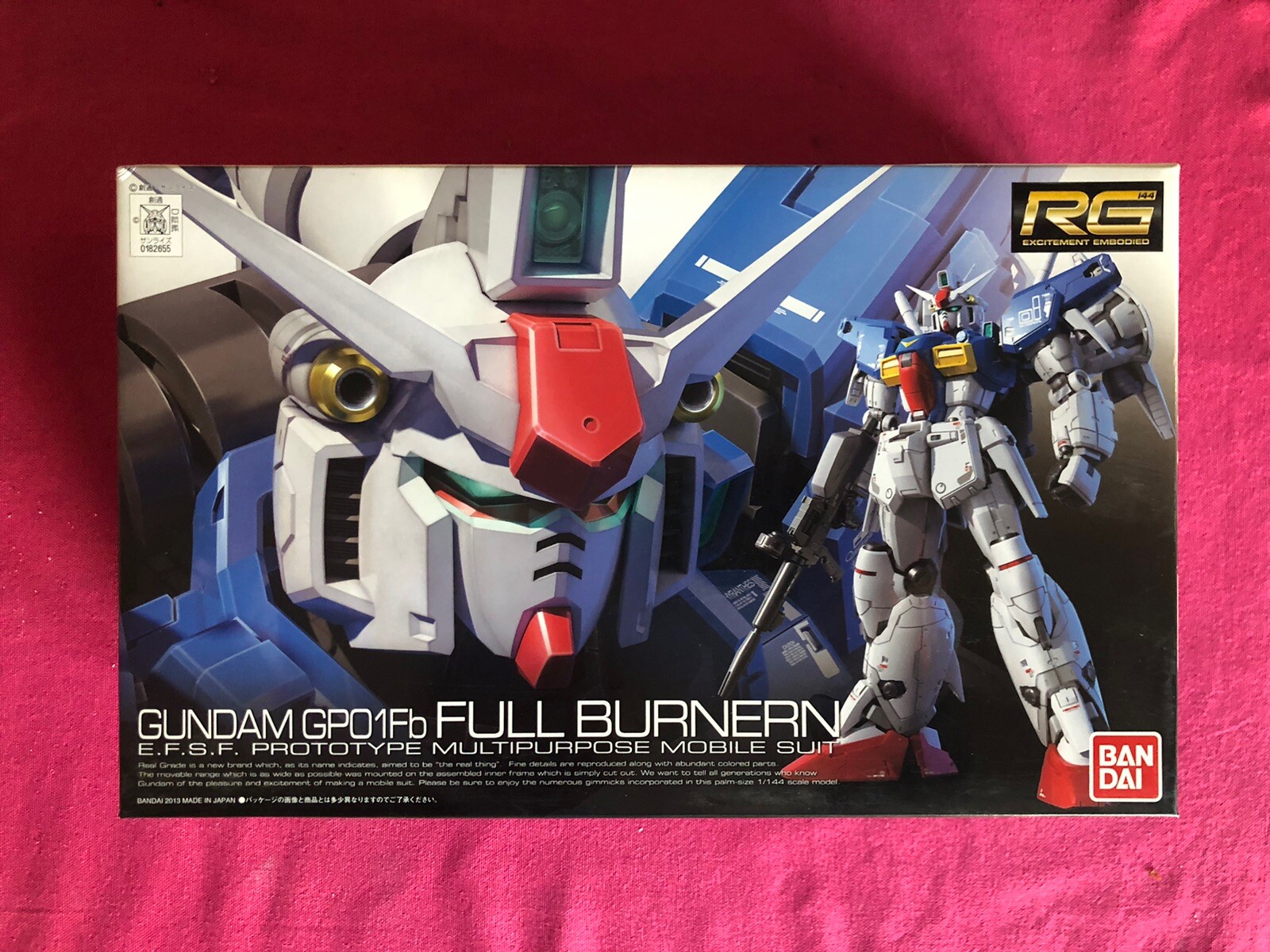 GP01 Gundam Full Burner - Real Grade Model Kit BANDAI 1/144