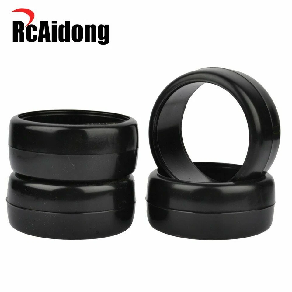 Hard Drift Tires w/Wheel Hubs For Traxxas 4tec 2.0 Tamiya TT02 1/10 Drift RC Car - Image 3 of 4