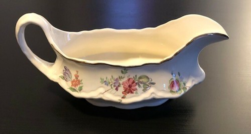 Vintage Household Institute Priscilla Pattern Homer Laughlin F50N8 Gravy Boat