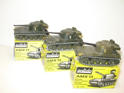 SOLIDO, char AMX 13 bi-tubes anti-aérien militaire DCA déco tours