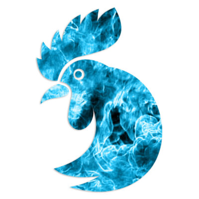 Rooster Head - Decal Sticker - Multiple Patterns & Sizes - ebn6909