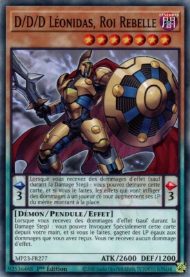 Yu Gi Oh! D/D/D Leonidas, Rebellenkönig MP23-FR277 Kommune auf Französisch