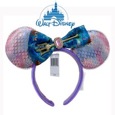 The Little Mermaid Live Action Film Fork Bow Minnie Ears Disney.Parks Headband