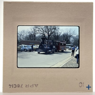Vintage 70s 35mm Slide Billy Carter Peanut Express Tour Train