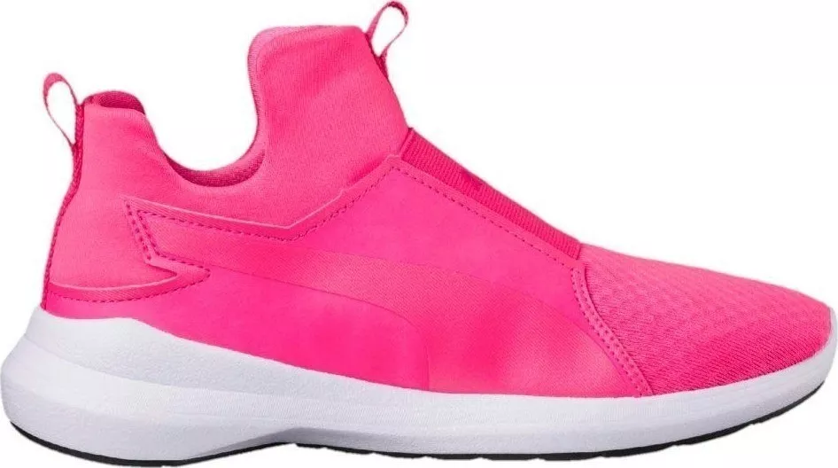 PUMA REBEL MID TRAINERS SNEAKERS SPORT WOMEN SHOES PINK WHITE SIZE 6.5 NEW