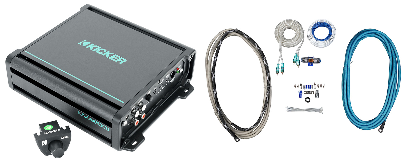 KICKER 48KMA8001 800-Ваттный 1-омный Морскойлодочный монофонический усилитель Комплект усилителей KMA8001 5019000₽