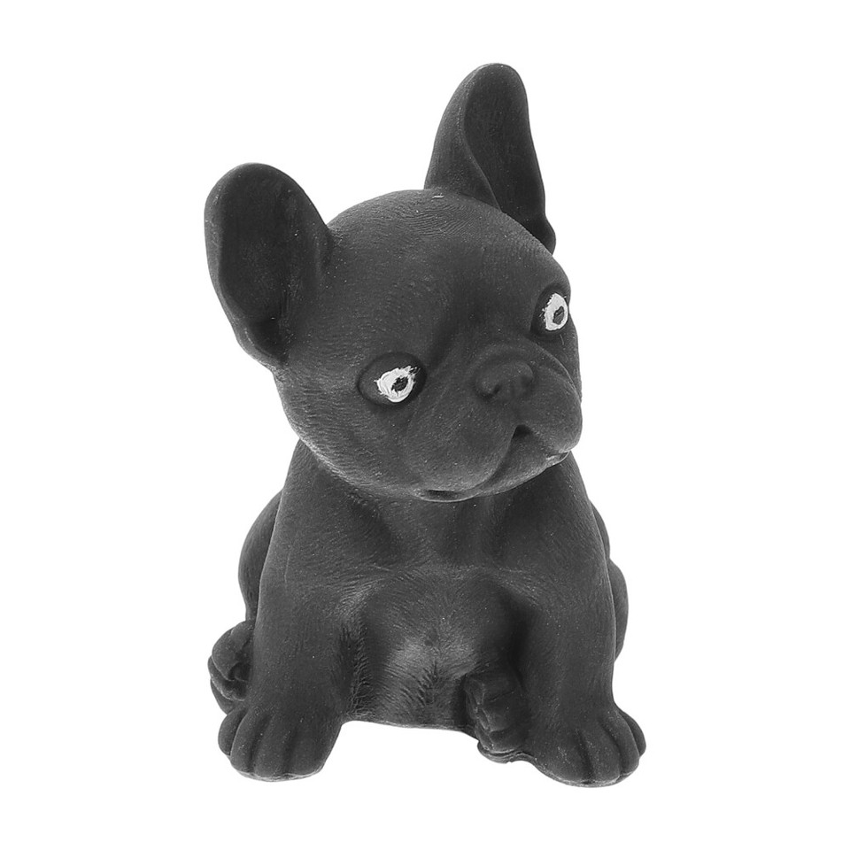 4pcs Desktop Decor Dog Statue Outdoor Dog Statue Adorable Dog Figurine