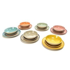 SET PIATTI IN CERAMICA 18 PEZZI 27/20/19.5CM ART.02354 -