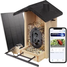 Origem Smart Bird Feeder With Full HD Solar Powered Camera - Auto Capture *NEW*