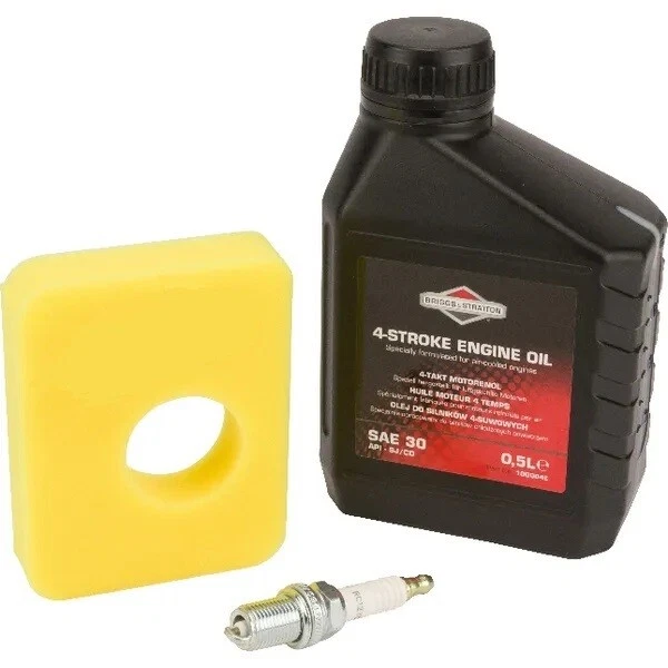 Service tune up Kit Mountfield HP185 (B & S 300E) Oil, Air Filter S/Plug