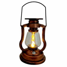 LED Vintage Solarlaterne + LED Kerze Solar Gartenlaterne Laterne Solarglas