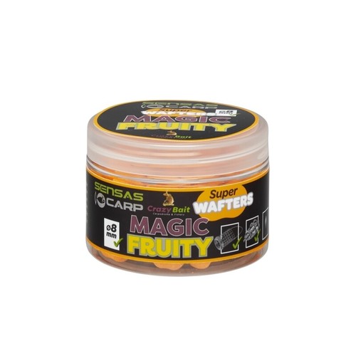 Sensas Super Wafters 8mm INNESCHI PER CARPA PESCA FEEDER BARATTOLO 80GR - Foto 2 di 6