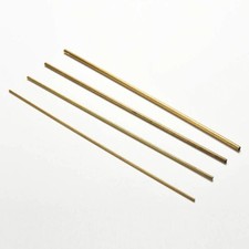 Brass Tube Pipe Tubing Round Out diameter 2mm 3mm 4mm 5mm Long 300mm Wall 0.5mm
