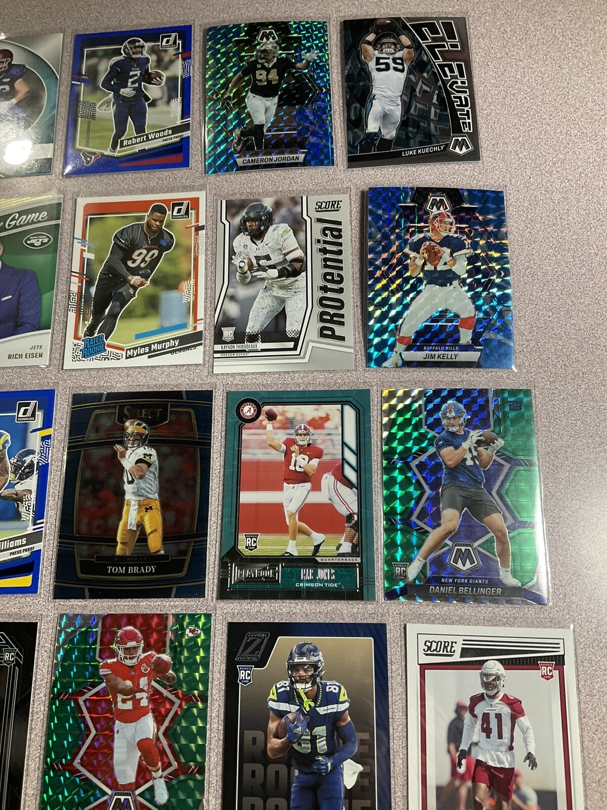Lot Of 25 NFL Football Cards. All Cards Rookies, Stars Parallels More