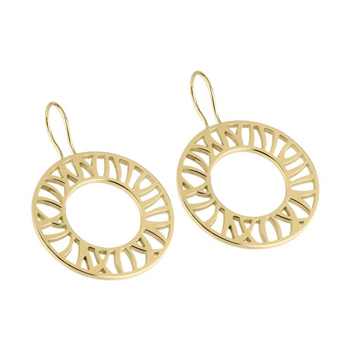 100 Pcs Perlina Cuore Metallo Accessori Goldendoodle Orecchini Pieni D'oro