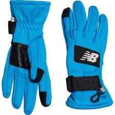 New Balance Cold Weather Lined Gloves Girls size L 10 yrs. Blue Touchscreen