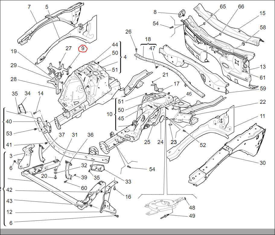 NEW Maserati Levante Ghibli Quattroporte Fuse Box Bracket Holder 2015-2018