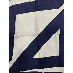 Air Dior Jordaan Basketball White Blue Silk Bandana Pocket Square Handkerchief image 5