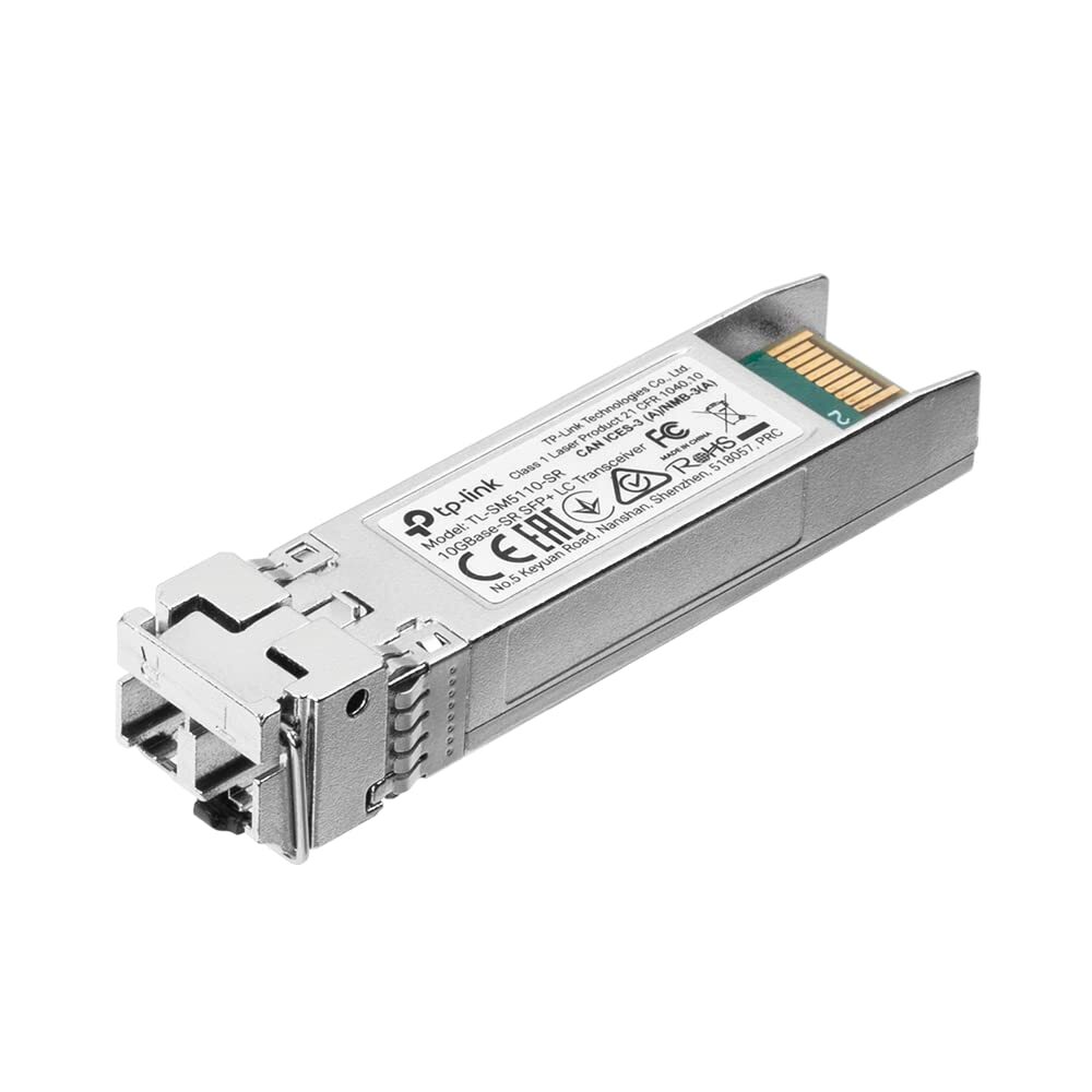 TP-Link 10GBase-SR SFP+ LC Transceiver, Compatible with switches with 10G SFP+ p