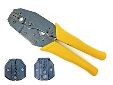 RF Coax Ratchet Crimp Tool 336K  2 Extra Dies RG58 RG59 RG174 RG8 RG213 LMR400