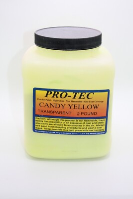 Pro Tec Candy Yellow Powder Coat Paint