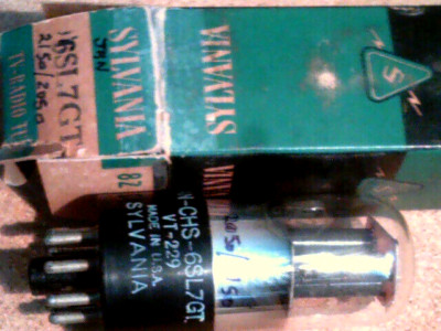 Vacuum Tube lot of 1ea NIB JAN CHS 6SL7 GT tstd VG amp radio