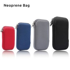 Mobile Phone Case Neoprene Bag With Hanging Neck MobilePhone Bag Earphone Bag UK