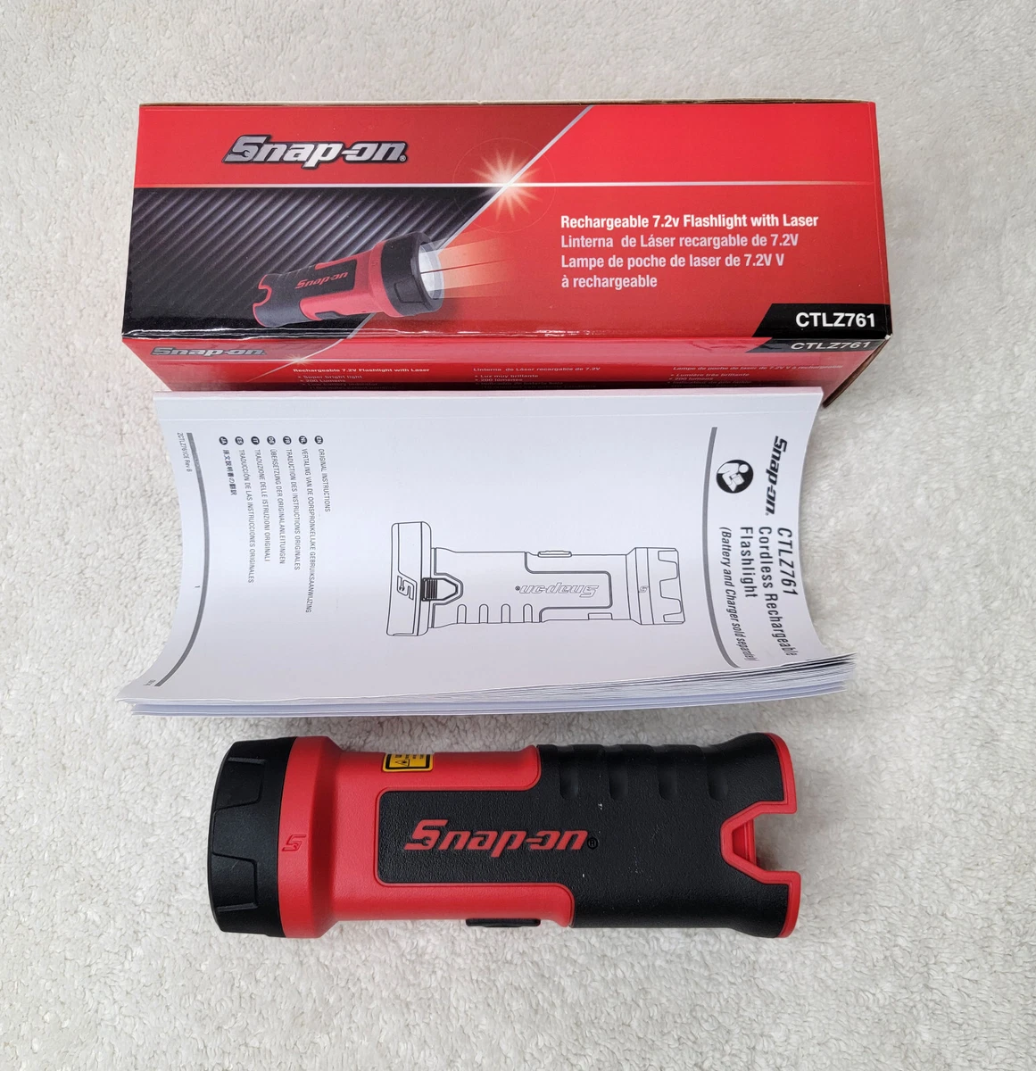 Snap-on Red Flashlights & Work Lights 1 Batteries for sale | eBay