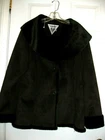 MARVIN RICHARDS SIZE XL LADIES COAT FAUX FUR TWO SIDE POCKETS