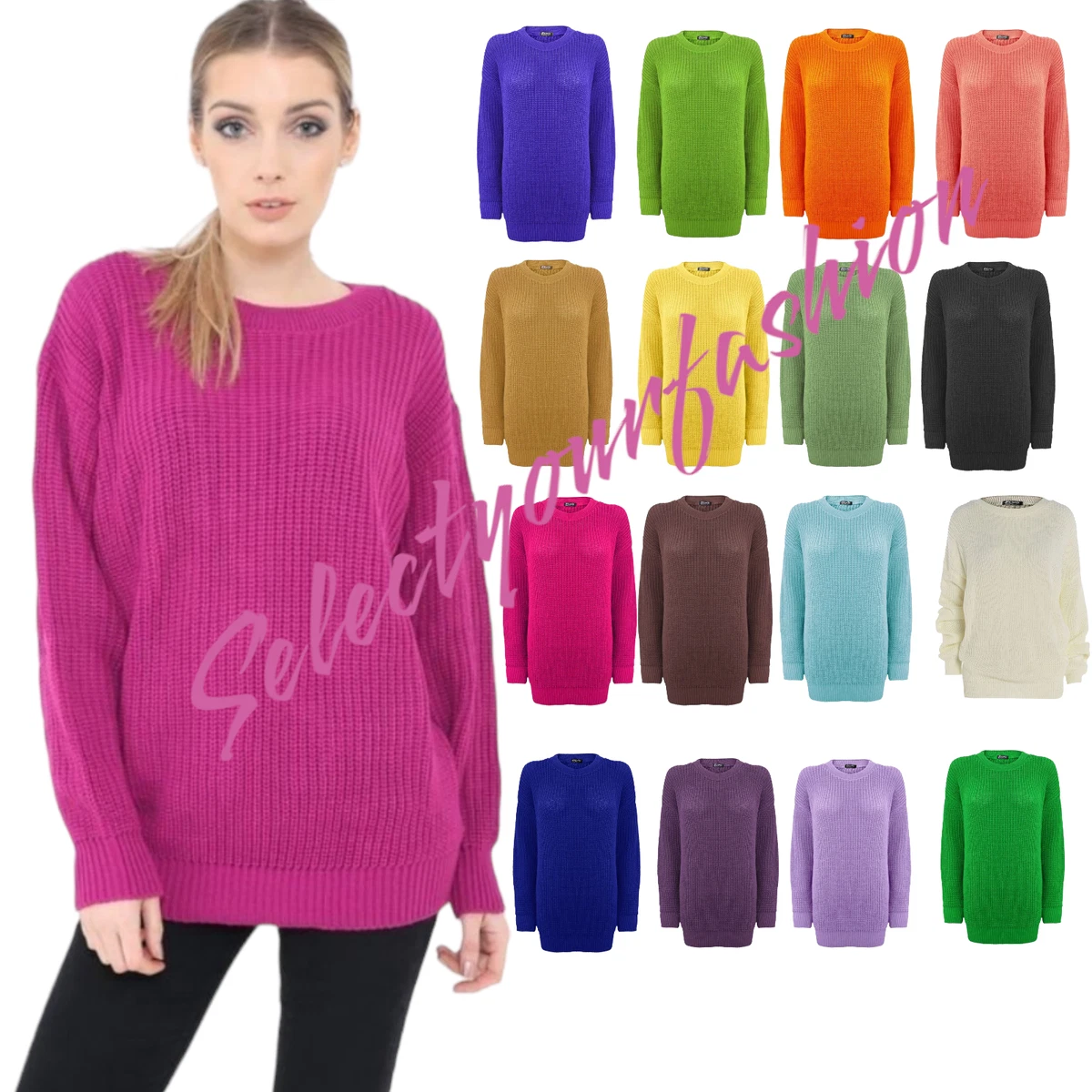 Baggy knit deals sweater