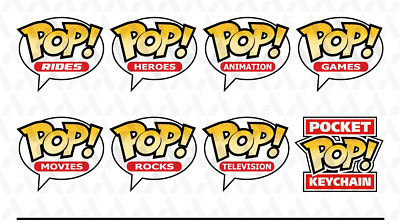 4 gemischte Funko Pops nagelneu